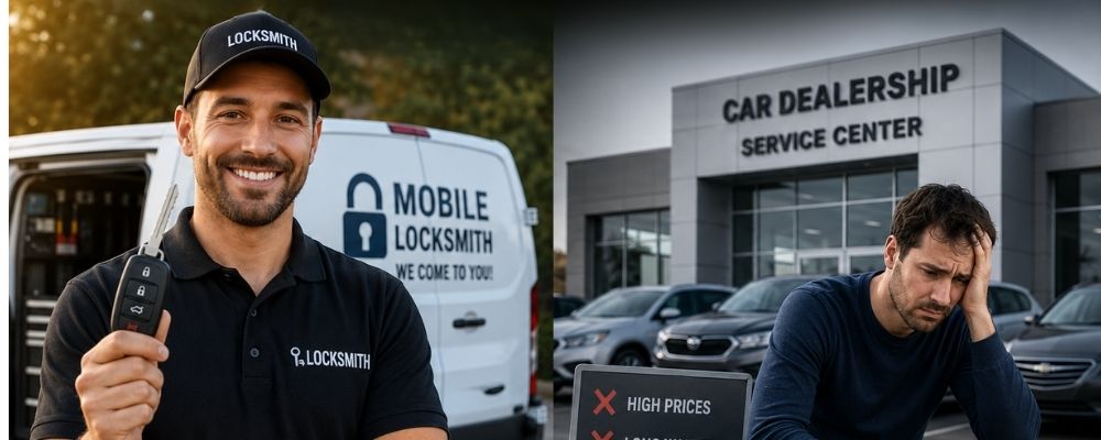 Locksmith Over Dealerships for Replacement Car Keys